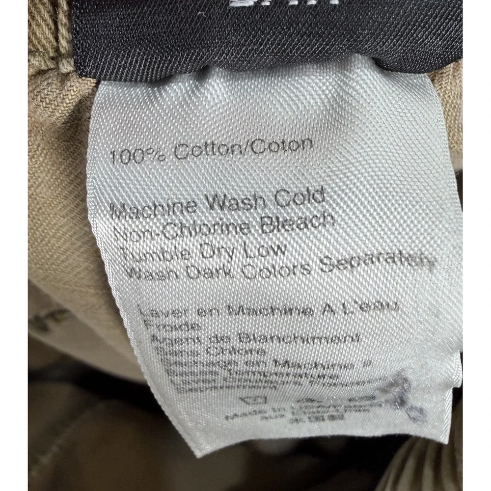 VTG KAVU Pants Men's Sz Medium Belted Canvas Cotton Hike Climb Brown USA Made
